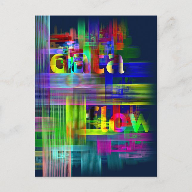 DATA flow Postcard (Front)