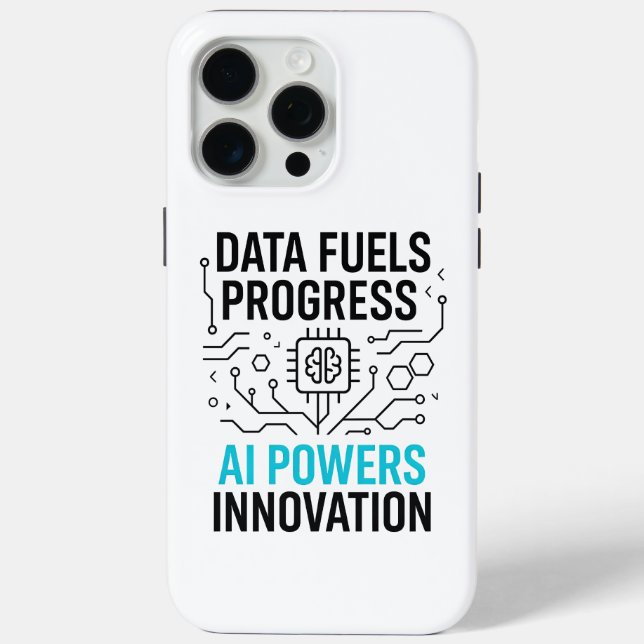 Data Fuels AI Powers Case | Tech Innovation Cover (Back)