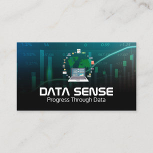 Data Graphs   Analysis Logo   Computer Business Card