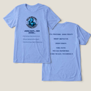 Data Human Patch Tri-Blend Shirt