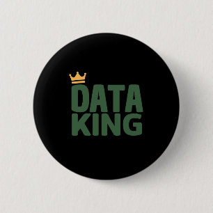 Data King 6 Cm Round Badge