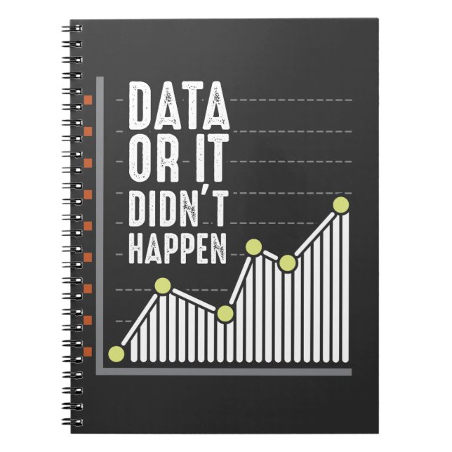 Data Nerd Behavior Analyst Statistics Scientist Notebook (Front)