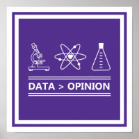Data > opinion science