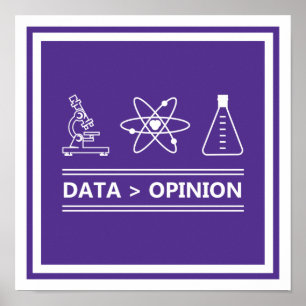 Data > opinion science poster