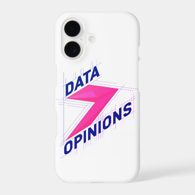 DATA > OPINIONS iPhone Case | Geek Cover - Bright (Back)