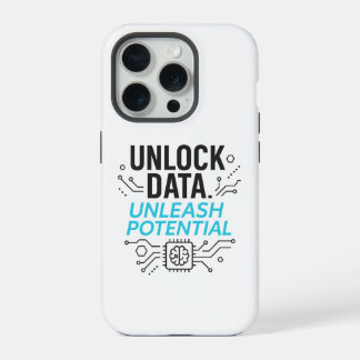 Data Revolution: Abstract AI Potential Matrix Tech iPhone 15 Pro Case