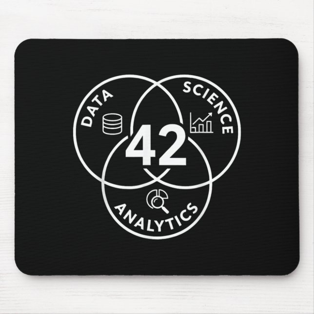 Data Science Analytics 42 Diagram Design Mouse Mat (Front)