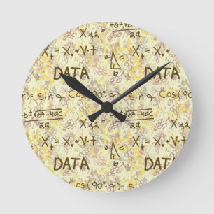 Data Science and Statistics Professional Wall  Round Clock