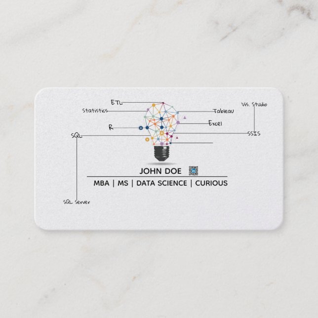 Data Science Business Card (Front)
