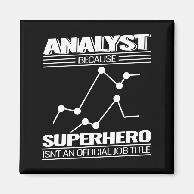 Data Science Data Analyst Data Technology Statisti Magnet (Front)