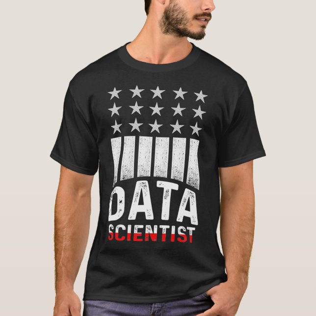 Data Scientist Fun Skilled Data Science Mining Ana T-Shirt (Front)