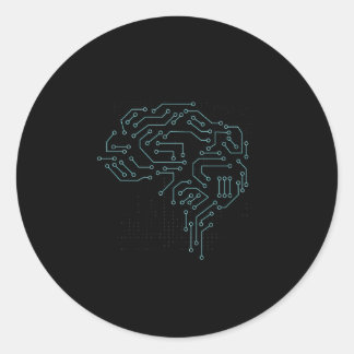 Data Scientist Quote Too Legit To Overfit Classic Round Sticker