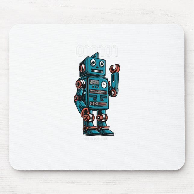 Data Scientist Robot Design Mouse Mat (Front)