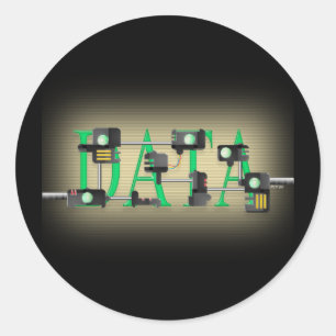 Data Security Classic Round Sticker