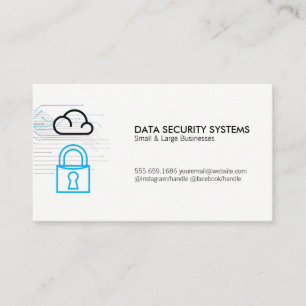 Data Security Systems Cloud Storage Appointment Card