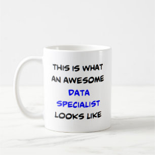 data specialist, awesome coffee mug