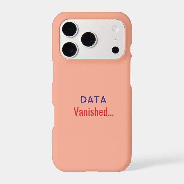 Data vanished text  (Back)