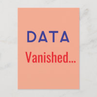 Data vanished text rugs