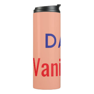 Data vanished text rugs thermal tumbler
