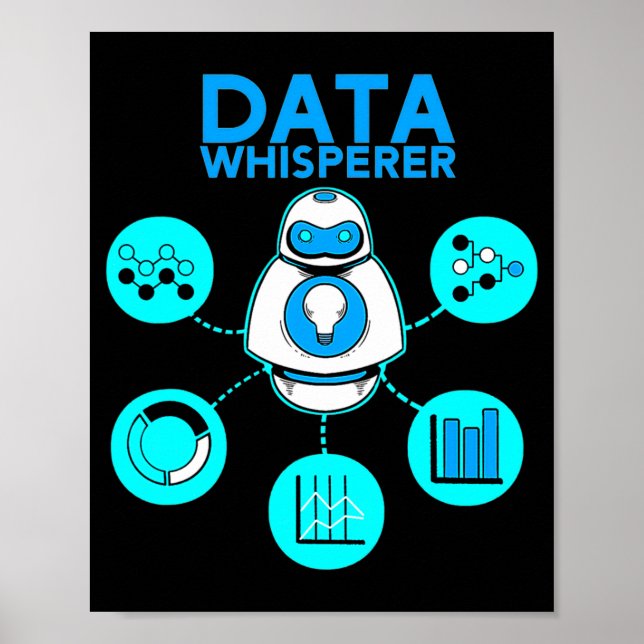 Data Whisperer Tech Engineer Mis Analyst Software  Poster (Front)