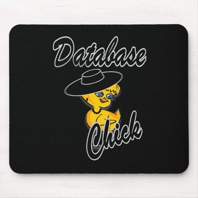 Database Chick #4 Mouse Mat (Front)