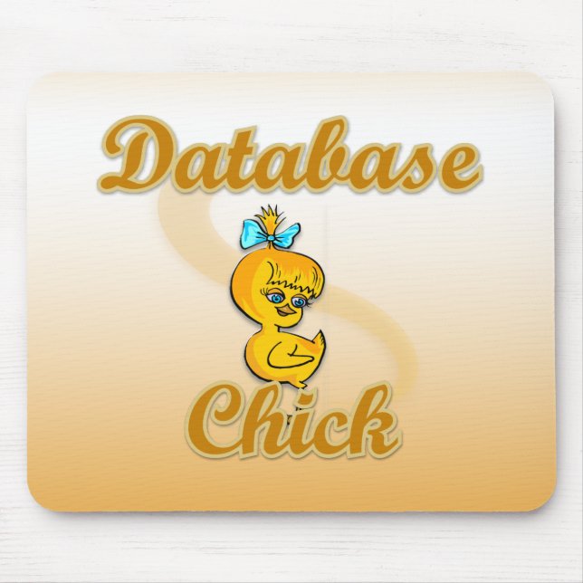 Database Chick Mouse Mat (Front)