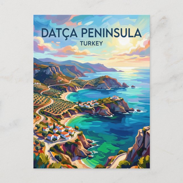 Datça Peninsula Turkey Postcard (Front)