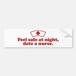 Date A Nurse Bumper Sticker