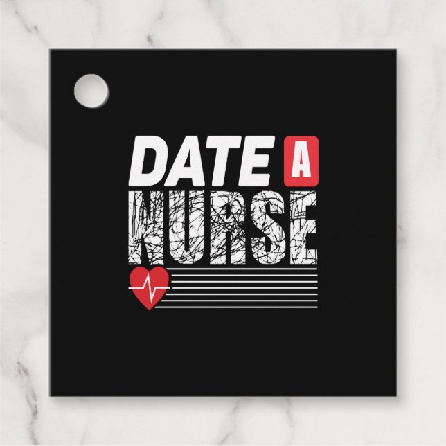 Date A Nurse  Favour Tags (Front)