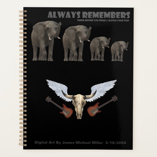 Date journal by James Michael Miller  Planner (Front)