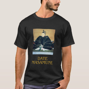 Date Masamune One-Eyed Dragon Samurai Ukiyo-e Port T-Shirt
