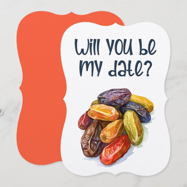 Date Night Humour - A Funny Valentine Meme Invitation (Front/Back)