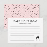 Date Night Ideas Bridal Shower Game