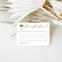 Date Night Ideas Bridal Shower Game Martini