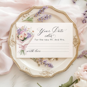 Date night Ideas for the bride Off the market Enclosure Card