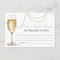 Date Night Ideas Pearls Prosecco Bridal Shower