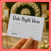 Date Night Ideas Wedding Bridal Shower
