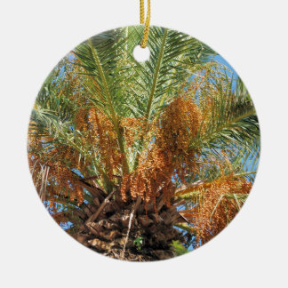 Date palm ceramic tree decoration