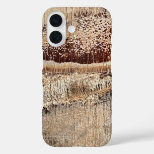 Date Palm Tree Trunk Texture Closeup Photo Image iPhone 16 Case