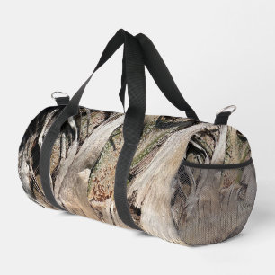 Date Palm Tree Trunk Texture Closeup Photo Image Duffle Bag