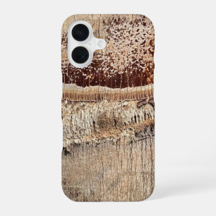 Date Palm Tree Trunk Texture Closeup Photo Image iPhone 16 Case
