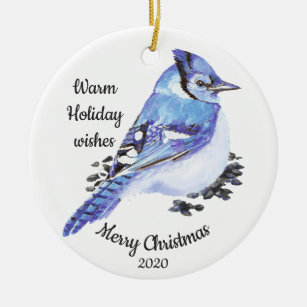 blue jay christmas tree decorations ornaments zazzle co uk blue jay christmas ornaments