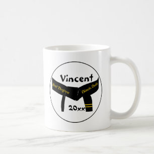 Dated Martial Arts 2nd Degree Black Belt Coffee Mug