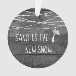 Dated Rustic Weathered Wood First Christmas in FL Ornament