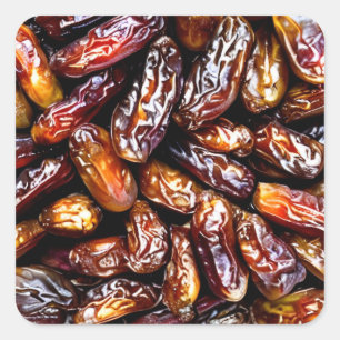 Dates Square Sticker