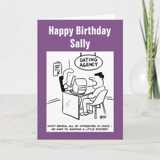 Dating Agency - don't reveal all my attributes Card (Front)