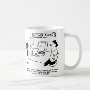 Dating Agency - Prowess as a lover. Online Dating Coffee Mug