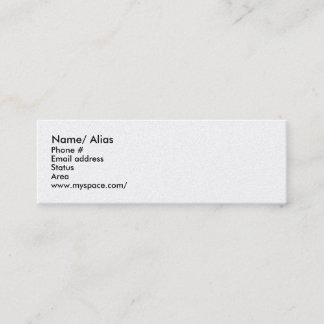 Dating Card for quick meetings - C... - Customised