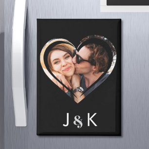 Dating Couple Girlfriend Boyfriend Photo Collage  Magnet