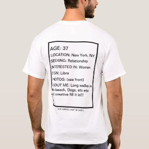 Dating Profile T-Shirt